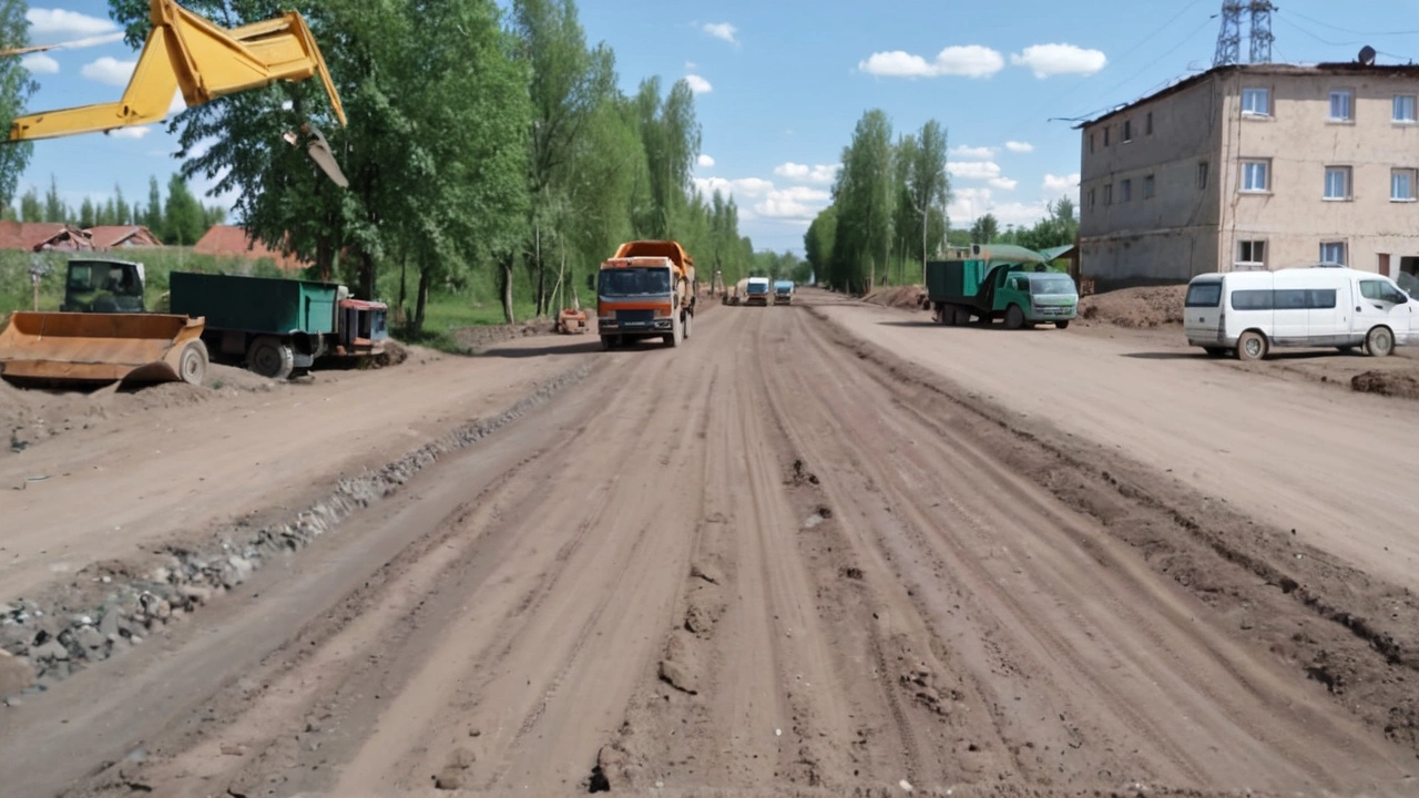 Ремонт сельских дорог в Хакасии: национальный проект улучшает инфраструктуру региона